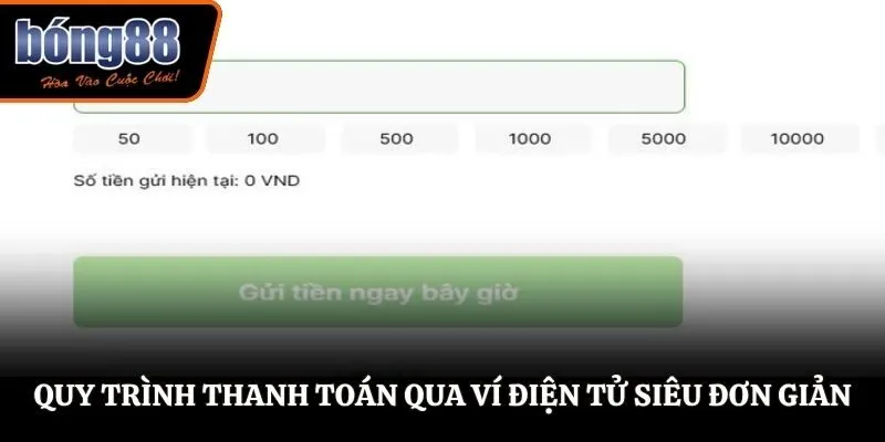 Quy trình thanh toán qua ví điện tử siêu đơn giản